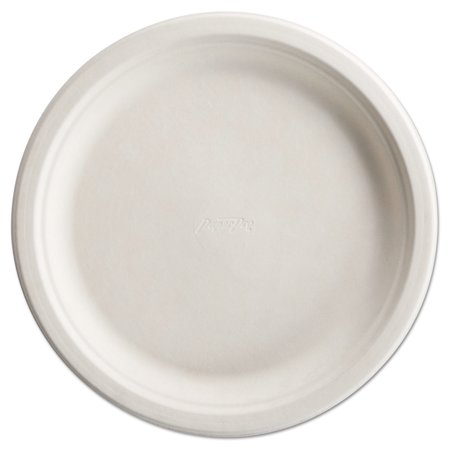 CHINET PaperPro Naturals Fiber Dinnerware, Plate, 10 1/2" Round Natural PK500 25776